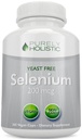 Selen 200mcg - 365 vegane Kapseln nicht Tabletten - Reines & Hefefreies L-Selenomethionin für eine verbesserte Absorption - Schilddrüse, Herz und Immunsystem Unterstützung - Antioxidans Spurenmineral - Made in USA