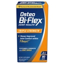 Osteo Bi-Flex Triple Strength, glucosamine Chondroïtine avec supplément de santé articulaire vitamine C, comprimés enduits, 80 Compte