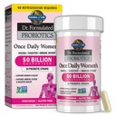 Giardino della vita Una volta Giornaliero Dr. Formulato Probiotici per le donne 50 miliardi di CFU 16 Probiotici con prebiotici organici per la salute digestiva, vaginale e immunitaria, Dairy Free, Shelf Stable 30 capsule