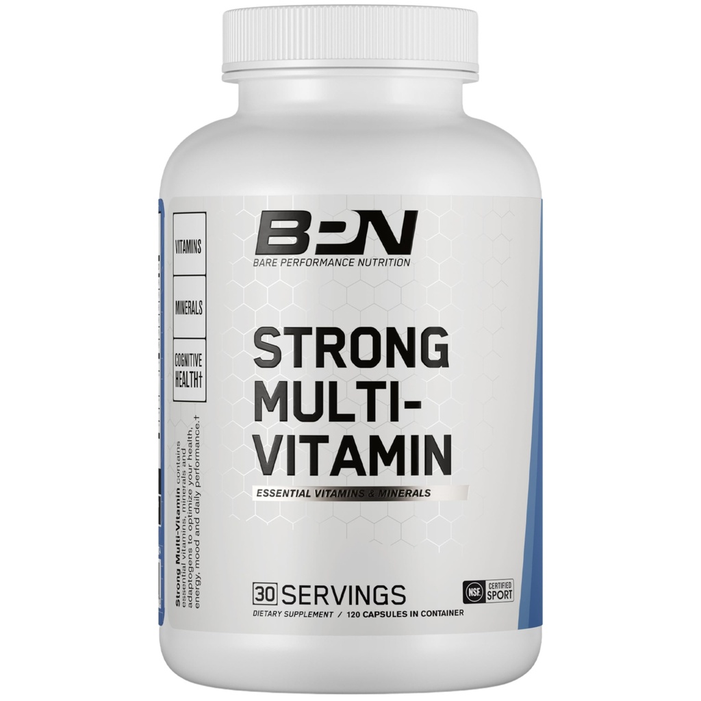 BARE PERFORMANCE NUTRITION, BPN forte multivitamine, santé fondamentale, amélioration de l'humeur et du sommeil, adaptogènes, amélioration de la santé cognitive