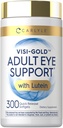 Carlyle Adult Eye Support | 300 Kapseln | mit Lutein und Zeaxanthin | Nicht-GVO und glutenfreie Ergänzung