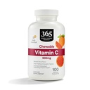 365 von Whole Foods Market, Kaubares Vitamin C 500mg, natürliches Citrus Flavor, Vegan, 100 Tabletten