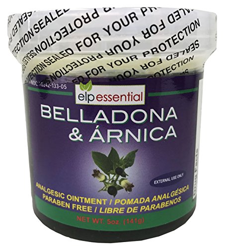 Belladona et Arnica Onguent analgésique 5 oz (141g) Sans parabène