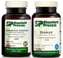 Standard Process Metabolism and Digestive Health Bundle - Chromkomplex & Diaplex Nahrungsergänzungsmittel - Unterstützt Kohlenhydrat-Digestion & Pankreas-Funktion - Chromium-Ergänzungen mit Vitamin A