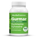 Kräuter für immer Gurmar Kapseln | Gymnema Sylvestre Extrakt 7:1 | 90 Vegan Kapseln | Ayurvedic Kräuterergänzung | Unterstützt gesunde Zucker Stoffwechsel & Wellness