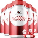 5 Pack - Glycogen Support, Wonderfix Glycogen Control Advanced Formula, Glycogen Capsules, Glycogen Fix con ingredienti potenti, 30 capsule per bottiglia per 150 giorni