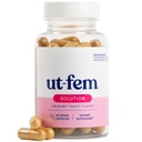 Solution UT-Fem - Flush urinaire à action rapide pour les femmes, soutien de l'UTI proactif, favorise le nettoyage et le confort, la résistance clinique D-mannose, la canneberge et les ingrédients naturels - 60 capsules végétaliennes