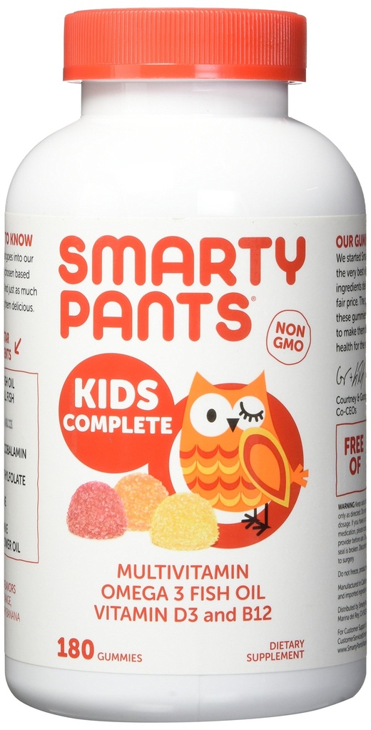 Pantalons intelligents Enfants Multi-vitamine complète, 180 gommes (1)