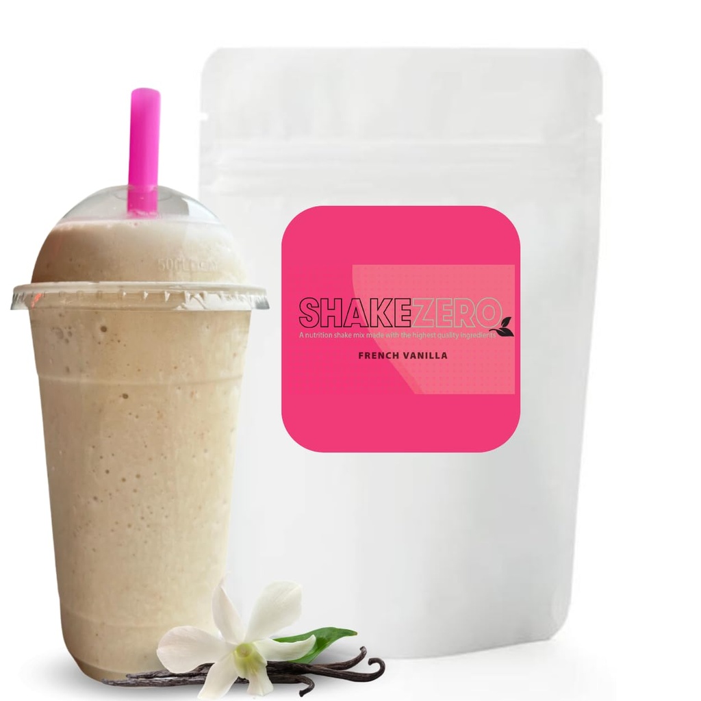 Shakezero Vanilla francese (1-5lb Pkg) ~ Miscela di Shake di sostituzione della farina vegetale
