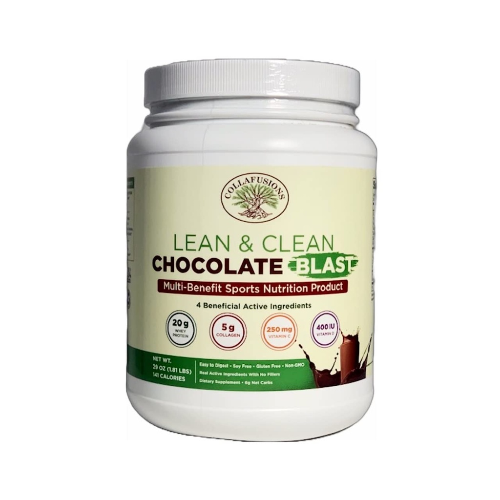 24 Serve, 20g Isolato di proteine del siero, 5g Peptidi di collagene, Vitamina C & D, Salute, Bellezza, Recupero, Cioccolato