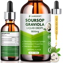Soursop Bitters Extract Liquid Oil : Graviola Soursop Extract- Organic for Cell Support and Regeneration- Soursop Tinture Edible 2 fl oz, 60ml
