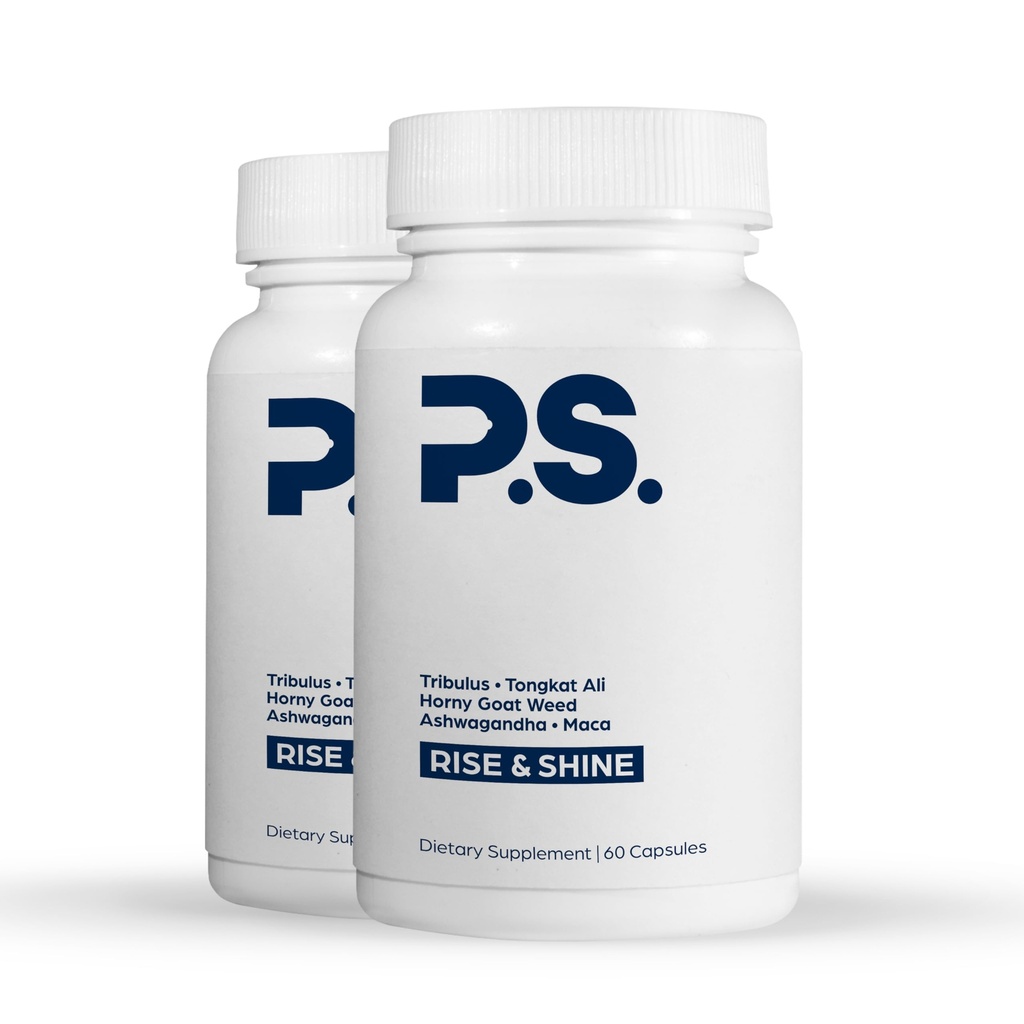 Booster di testosterone naturale di PS per gli uomini - Supplementi D3 e Zinco Premium per gli uomini con Tribulus, Arrapato Goat Weed, e Tongkat Ali - Test Booster e integratori energetici (120 capsule)