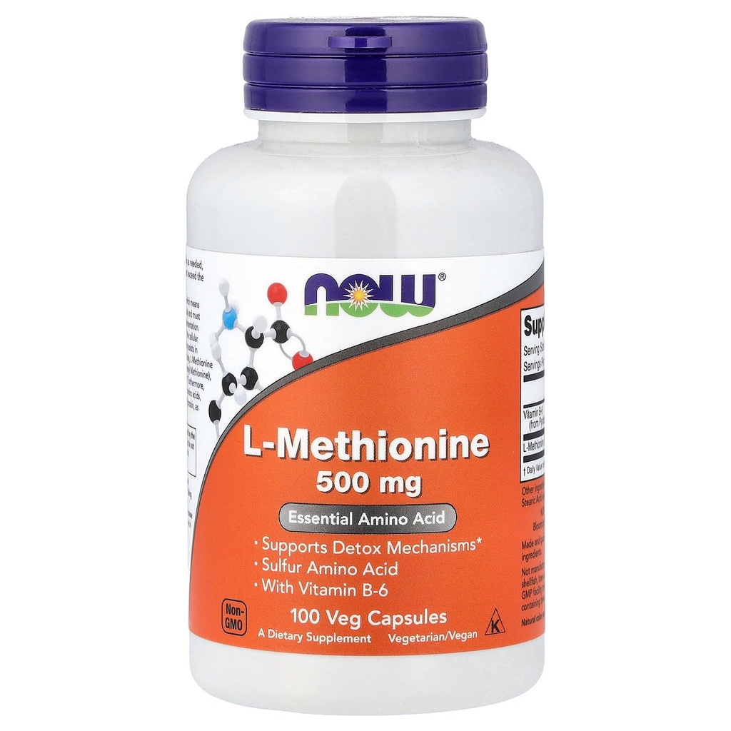 NOW Alimenti L-Metionina 500 mg 100 Caps