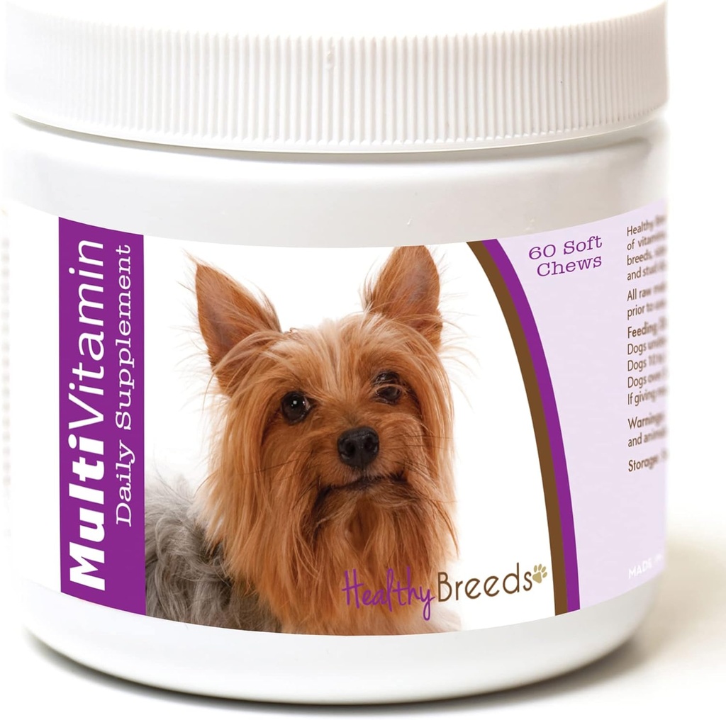 Gesunde Rassen Silky Terrier Multi-Vitamin Soft Chews 60 Count