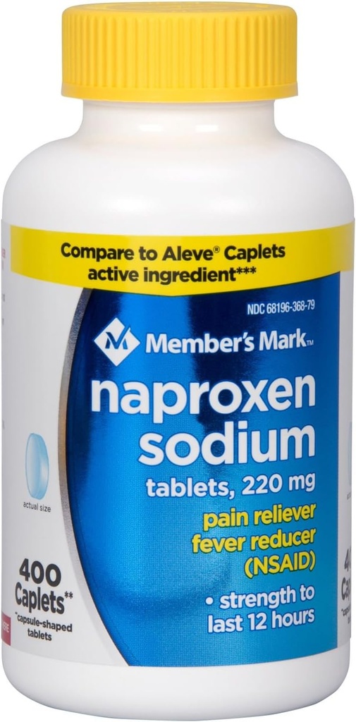 Member's Mark 220 mg Naproxen Sodium (400 ct.) par Members Mark