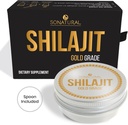 Sonatal Shilajit Pure Himalayan Organic - 30g Or Grade 100% Pure Shilajit Résine avec Acid Fulvic & 85+ Complexe Trace Minerals pour l'Energie et l'Immune Support, (2 mois d'approvisionnement)