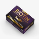 Biotina 5000Mcg - Integratore Biotina ad alta potenza per la crescita dei capelli - Vitamine per le donne - Supporta la produzione di cheatina e la rigenerazione dei tessuti - Vitamine e Integratori - 30 Capsule
