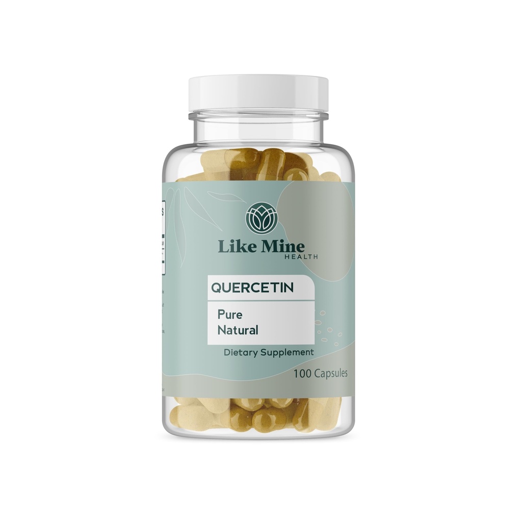 Wie Mine Quercetin (100 Kapseln), Pure & Natural, Single Ingredient, Nahrungsergänzung für Frauen