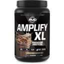 PMD Sports Amplify XL Premium Whey Protéines Supplément Hydro Greens Blend - Glutamine et protéines de lactosérum avec Superfood pour le muscle, la force et la récupération - Toffee Macchiato (24 portions)