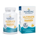 Nordic Naturals Ultimate Omega in Fish Gelatin, Lemon Flavor - 60 Soft Gels - 1280 mg Omega-3 - High-Potency Fish Oil Supplement - EPA & DHA - fördert Gehirn & Herzgesundheit - Non-GMO - 30 Servierungen