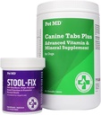Pet MD Canine Tabs Advanced Multivitamin & Hocker Fix