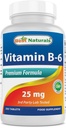 Beste Natürliche Vitamin B-6 25 Mg Tabletten, 250 Zähler