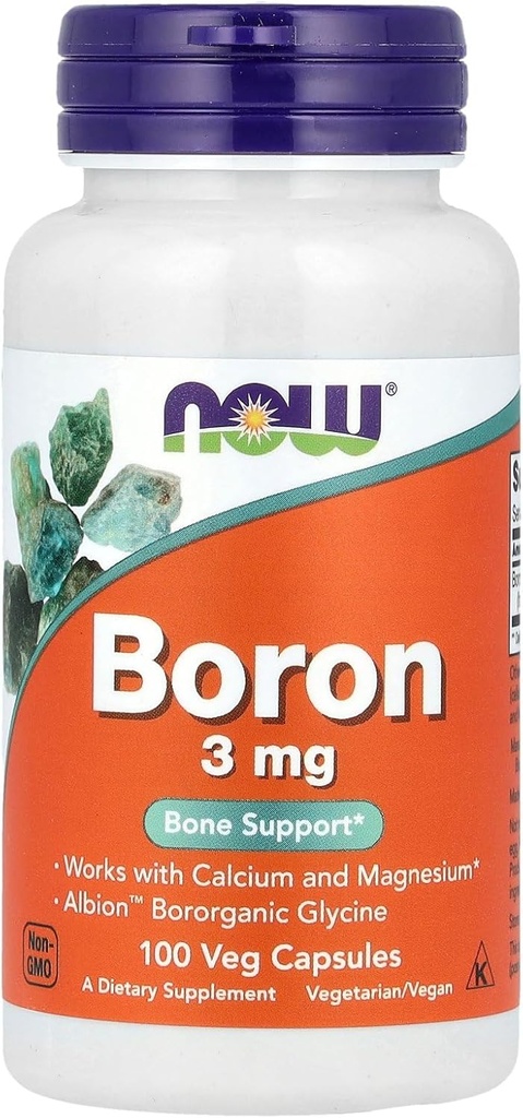 Maintenant aliments Boron 3mg 100 Caps