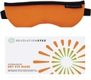 Revolutioneyes Heat Heat for Sec Eye Relief, Lavable, Réutilisable et Micro-ondes Masque à oeil chaud pour MGD, Blepharitis Sec Eye & Styes avec Sterileyes Protection