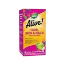 La Via della Natura Viva! Capelli, Pelle & Unghie Multivitamina con Biotina e Collagene, 60 Softgels