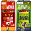 Katze & Hunde Vitamine und Nahrungsergänzungsmittel | Katze Multivitamin 10-in-1 | Hundezusätze & Vitamine | Bundle
