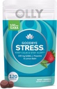 OLLY Addio Stress Gummy, GABA, L-teanina, Limone Balm, Stress Relief Supplement, Berry Flavor - 120 Count