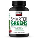 FORCE FACTOR Smarter Greens Tablet, Greens Supplement con 25+ Superfoods e Antiossidanti per migliorare la digestione, ridurre lo stress, rafforzare l'immunità e sostenere il metabolismo, 90 compresse