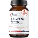 Designs für Health Q-Evail 200 Synergie – 200 mg CoQ10 hochbioverfügbares Ubiquinon + Exklusive Absorptionstechnologie – Coenzym Q10 mit GG steigern – Herz, gesundes Altern + Zellunterstützung (60 Softgels)