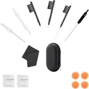 Phitunry 52-Piece Hörgerät Reinigungs-Kit Zubehör Tragbare Hörgerät Tasche Größe mit Reinigungsbürsten Werkzeuge, Trockenkapseln, Audio Wipes, Hirsch Velvet Cloth und Hörgerät Reise Case(Klein)