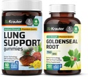 BIO KRAUTER Lung Support 60 Gummi & Goldenseal 100 Kapseln