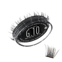 Lashify Gemini 10mm Gossamer cils en noir, bricolage facile faux cils pour un look volumineux, Wispy et ludique