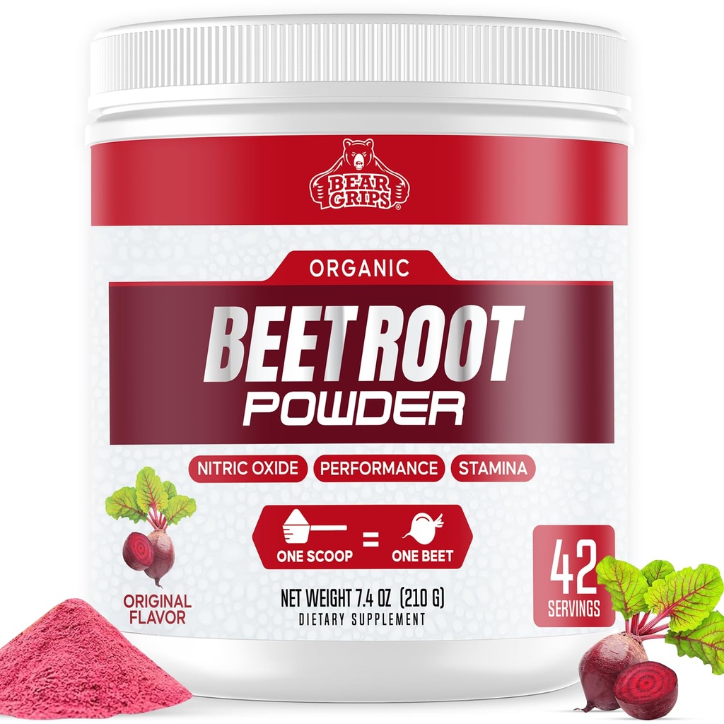 Poudre de racine de betterave biologique - Supplément d'oxyde nitrique Super compléments de betteraves alimentaires, Suppléments de haute pression sanguine bio en poudre de betteraves, Beets for High Blood Pressure Support & Heart Health Support