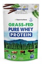 Opportuniteas Grass Fed Whey Protein Powder Concentrate - Vanilla - Pure Protein Supplement - Non OGM, Ormone Free & Gluten Free - 1lb