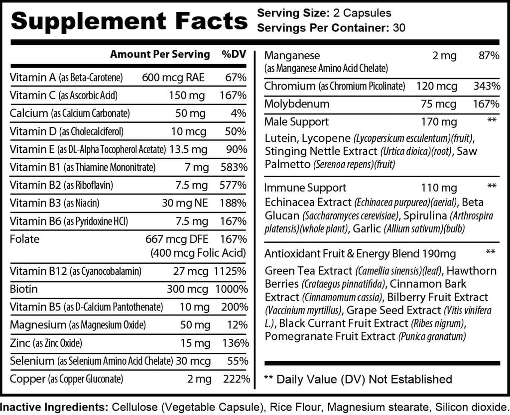 Royal, Multi-Vitamin, King's Blend für Herren