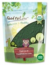 Nourriture à la poudre de Spiruline biologique vivante, 8 onces — Non-OGM, Kosher, Algae Bleu-Vert cru, Superaliment végétalien, en vrac, Non-ionisé, Protéine verte végétalienne pure, riche en vitamines et minéraux, parfait pour les boissons