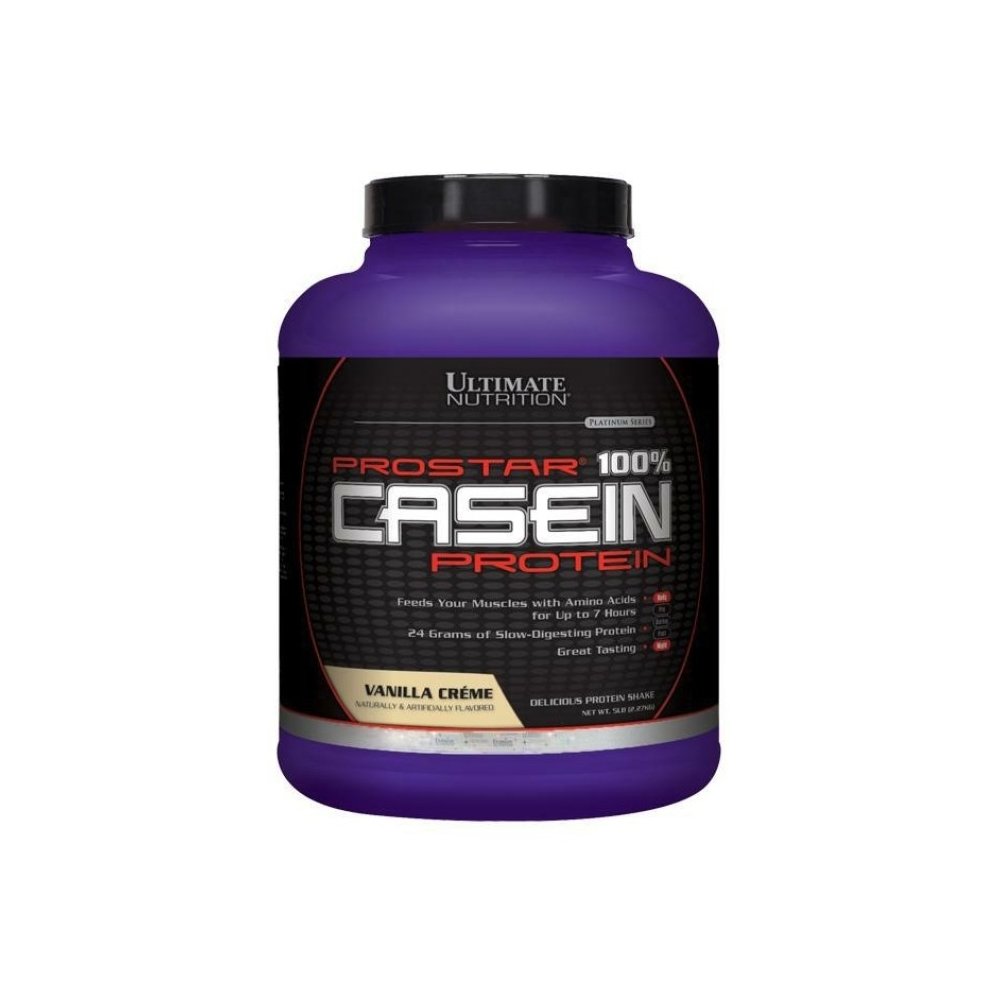 Ultimate Nutrition Prostar Micellar Casein Protein Powder 24 Grammi di Proteine, 9.9 Grammi di EAAS, e 4.6 Grammi di BCAAS-69 Serve,Vanilla Powder,5 Pounds