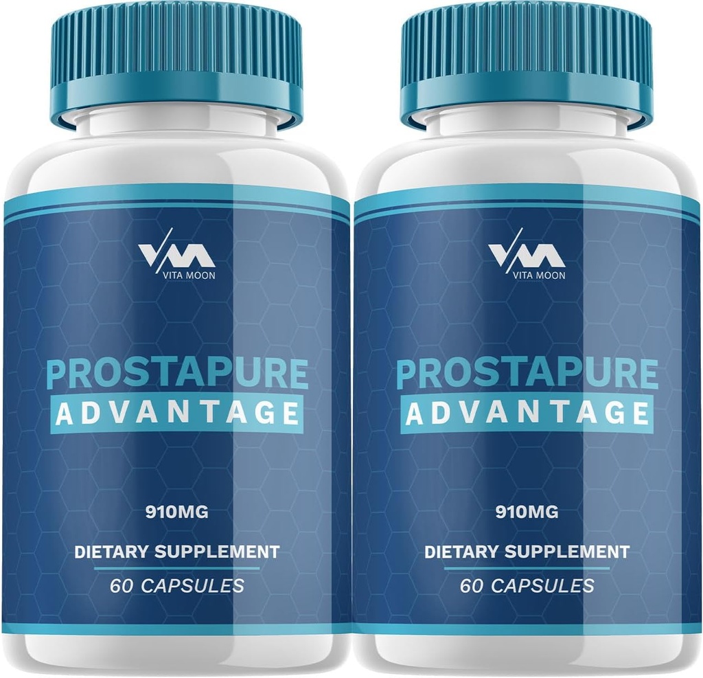 (2 Pack) ProstaPure Prostate Support Capsules – Prosta Pure Pills Supplement, Massima resistenza, Nuova Formulazione Multivitamina Migliorata, Recensioni ProstaPure, 120 Capsule