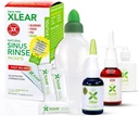 Kit de secours contre l'allergie Xlear, Kit de secours contre l'allergie toute la journée incluant spray nasal Xlear avec spray nasal Xylitol, spray nasal Xlear MAX, rinçage nasal Xlear Neti Pot et 50 packets de recharge