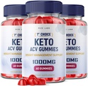 rize labs - 1st Choice Keto ACV Gummies - Supporto avanzato di perdita di peso con Aceto di sidro di mela + ACV supplemento dieta grassa (180 Gummies)