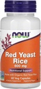 Nourritures Riz de levure rouge, 600 mg, 60 capsules de légumes