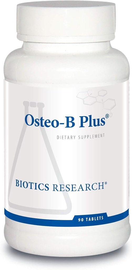 Biotics Research Osteo B Plus Optimale Knochengesundheitsunterstützung mit Vitamin K, Mg, Ca, Gesundes Altern, gereinigtes Chondroitin Sulfat 90 Tabletten