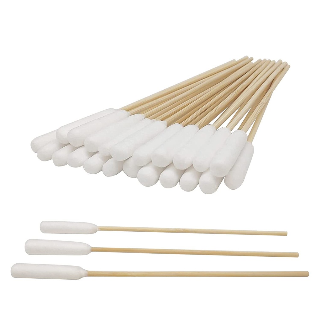 6 Zoll Long Cotton Swabs von mittleren und großen Haustieren Ohren Reinigung oder Make-up 100pcs