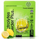 Polvere di elettroliti Plus (50 Serve), 0 Calorie Keto, 0 Zucchero, No Maltodextrin, 1000 mg di potassio, 120 mg di calcio, 120 mg di magnesio, polvere di idratazione (50 Serve, Limonata)