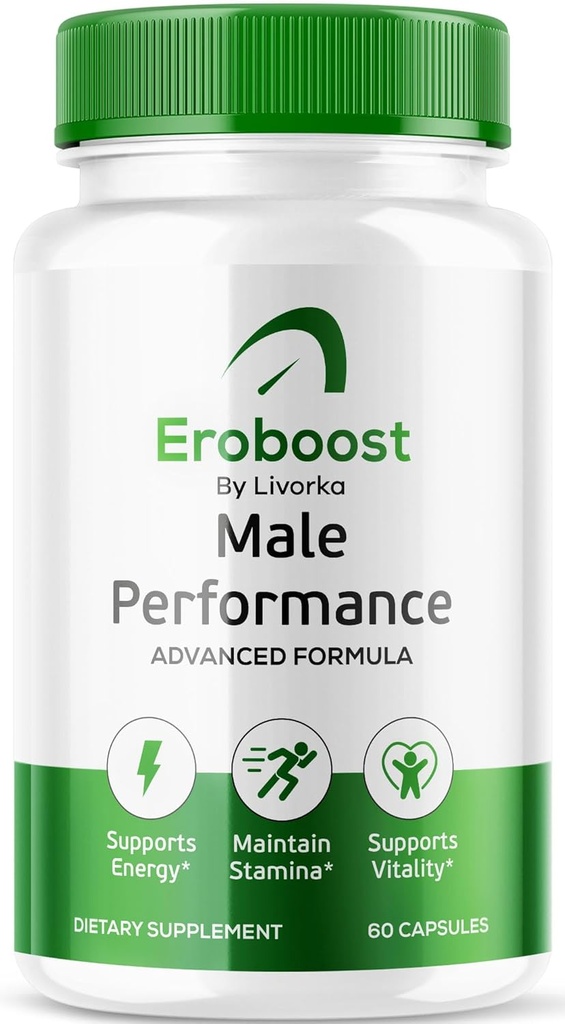 LIVORKA Eroboost Ergänzung für Männer – männliche Leistung Erweiterte Formel - 60 Kapseln für 1 Monat