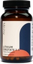 Lithium Orotate 2.5mg di litio elementare, 60 capsule vegetariane, integratore alimentare, non OGM